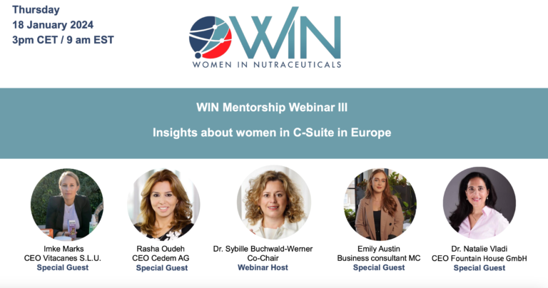 Expert panelists discussing women in C-suite, with a focus on Europe.